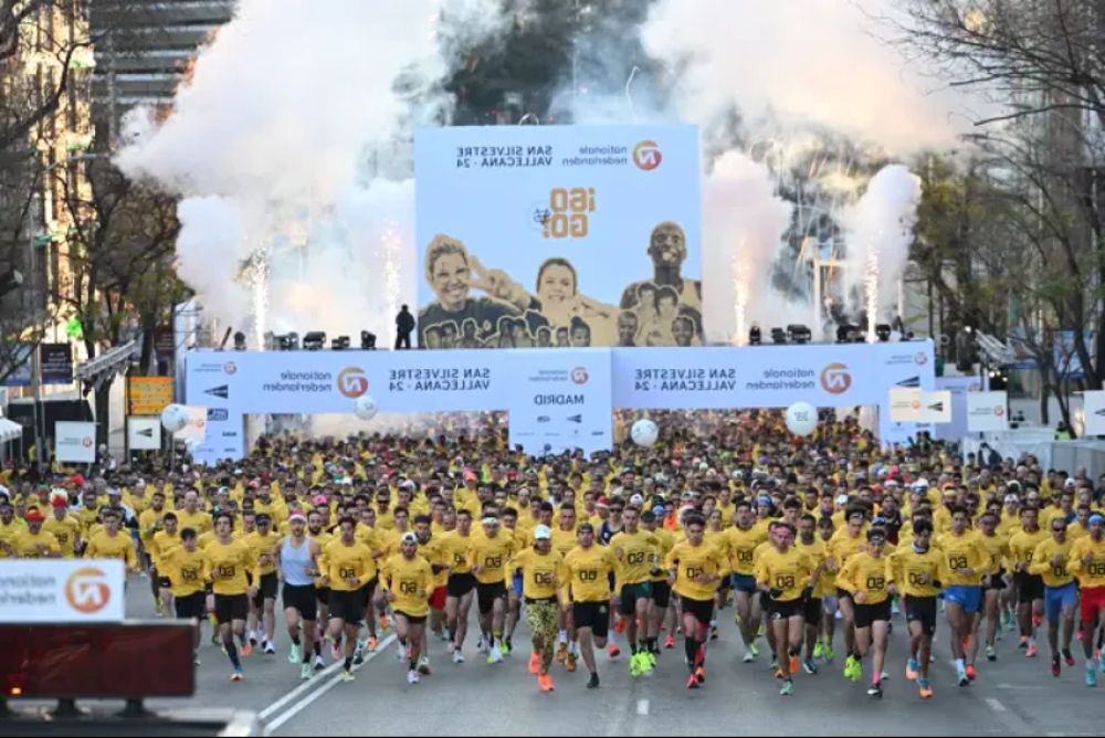 Efectos especiales en San Silvestre Vallecana 2024